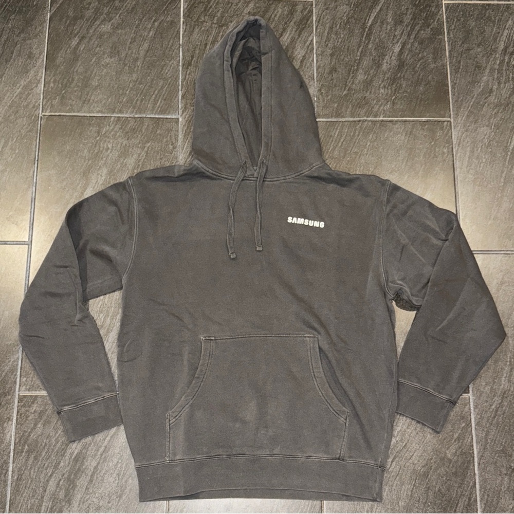 Samsung Black Hooded Sweatshirt with Small Chest Logo